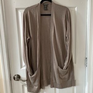 Matty M long cardigan - oatmeal